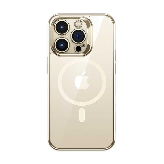 Apple iPhone 14 Pro Magsafe Şarj Özellikli Cam Yüzey Ekran Koruyuculu Benks Electroplated Kapak