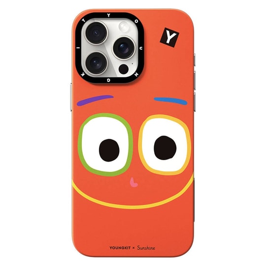 Apple iPhone 14 Pro Kılıf M-safe Şarj Özellikli Sunshine Tasarımlı Youngkit Daily Happy Serisi Kapak