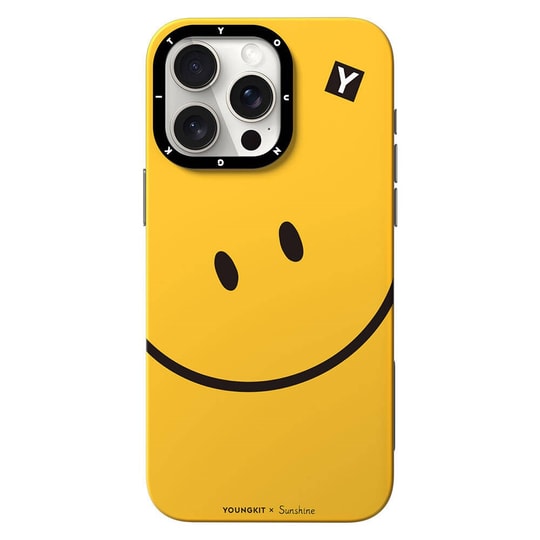 Apple iPhone 14 Pro Kılıf M-safe Şarj Özellikli Sunshine Tasarımlı Youngkit Daily Happy Serisi Kapak