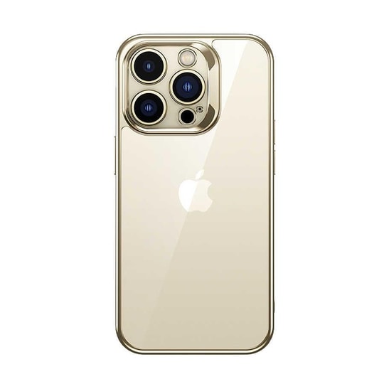 Apple iPhone 14 Pro Max Kılıf Benks Electroplating TPU Kapak Ekran Koruyucu Hediyeli