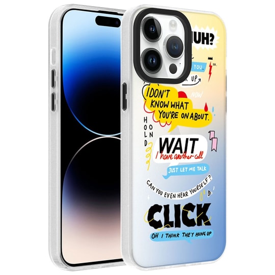 Apple iPhone 14 Pro Max Kılıf Desenli Zore Dragon Sert Kapak