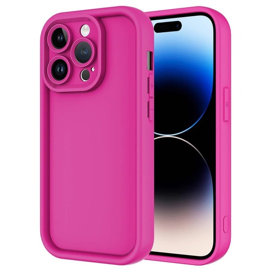 Apple iPhone 14 Pro Max Kılıf Kamera Korumalı Logo Gösteren Zore Omega Kapak