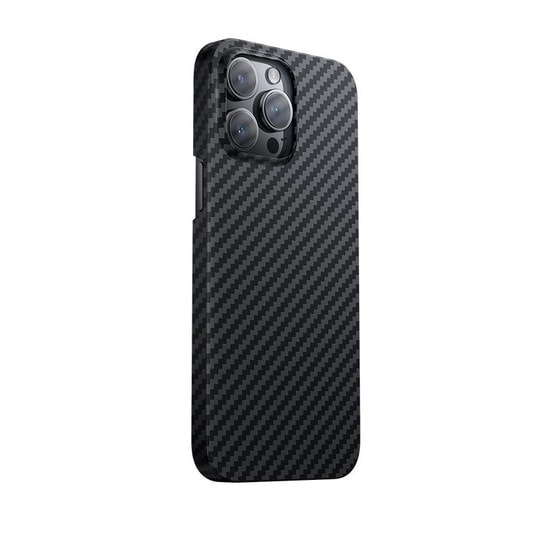 Apple iPhone 14 Pro Max Kılıf M-safe Özellikli Karbon Fiber Benks Essential Kevlar Kapak