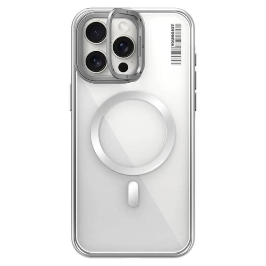Apple iPhone 14 Pro Max Kılıf M-safe Şarj Özellikli Sararma Önleyici Youngkit Crystal Grid Kapak