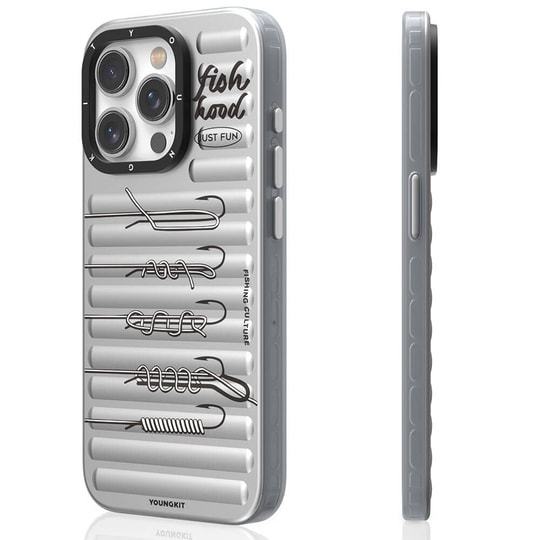 Apple iPhone 14 Pro Max Kılıf M-safe Şarj Özellikli Youngkit Fishing Serisi Kapak