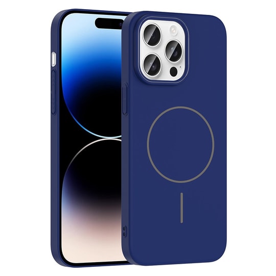 Apple iPhone 14 Pro Max Kılıf M-safe Şarj Özellikli Zore Ruby Sert Kapak