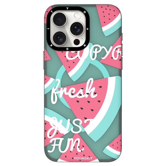 Apple iPhone 14 Pro Max Kılıf Magsafe Şarj Özellikli Youngkit Colored Sand Serisi Kapak