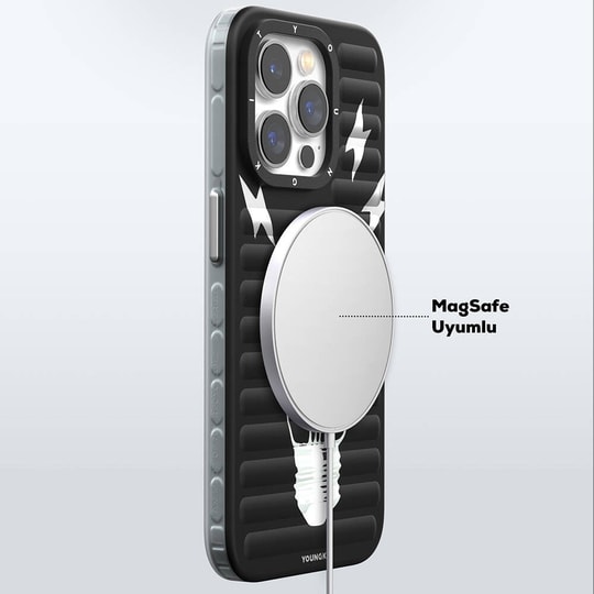 Apple iPhone 14 Pro Max Kılıf M-safe Şarj Özellikli Çift IMD Baskılı Lisanslı Switcheasy Artist-M Fleur Kapak