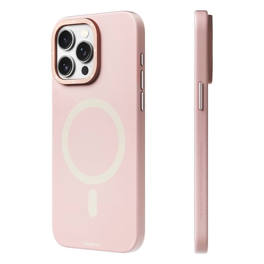 Apple iPhone 14 Pro Max Kılıf M-safe Şarj Özellikli Çizilmeye ve Aşınmaya Dayanıklı Youngkit Velvet Serisi Kapak