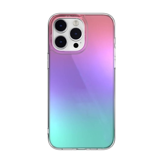 Apple iPhone 14 Pro Max Renk Geçişli Kenarları Şeffaf Tasarımlı Switcheasy Crush Plus Kapak