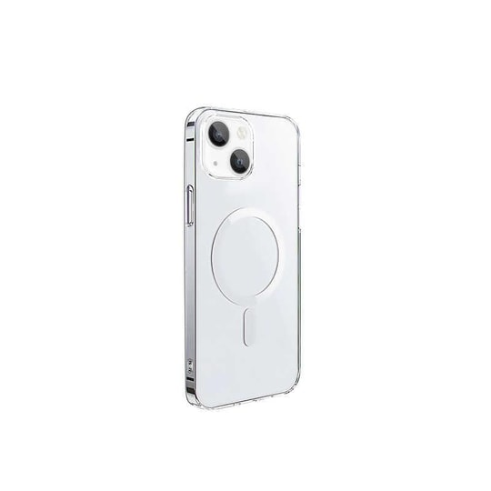 Apple iPhone 14 Wiwu M-safe Şarj Özellikli Lens Korumalı Şeffaf Silikon Kapak