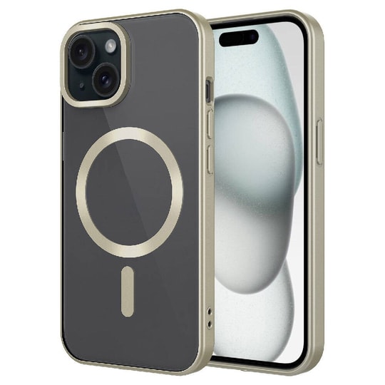 Apple iPhone 15 Plus Kılıf Mat Tasarımlı M-safe Wireless Şarj Özellikli Zore Mat Setro Kapak