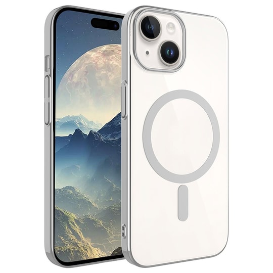 Apple iPhone 15 Plus Kılıf Zore Wireless Şarj Özellikli Pixel M-safe Kapak