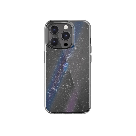 Apple iPhone 15 Pro Çift Katmanlı IMD Baskılı Bumper Switcheasy Cosmos Nebula Kapak