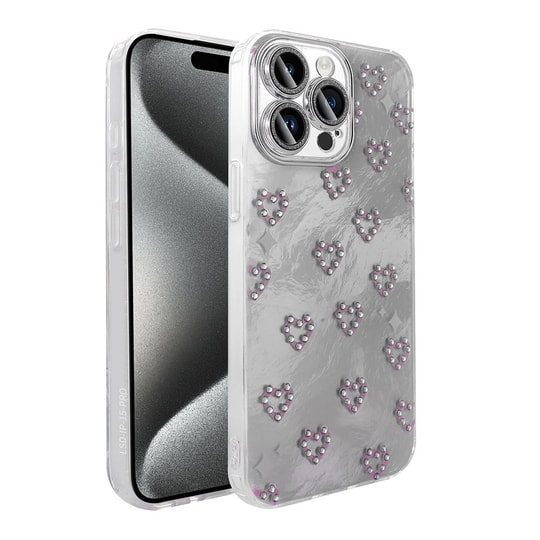 Apple iPhone 15 Pro Kılıf Kamera Korumalı Figürlü Zore Ponti Silikon Kapak