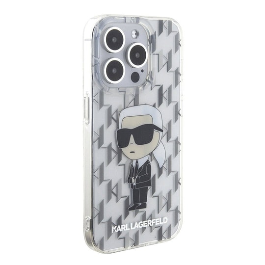 Apple iPhone 15 Pro Kılıf Karl Lagerfeld IML İkonik Monogram Orjinal Lisanslı Kapak
