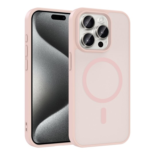 Apple iPhone 15 Pro Kılıf M-safe Şarj Özellikli Zore Babet Kapak