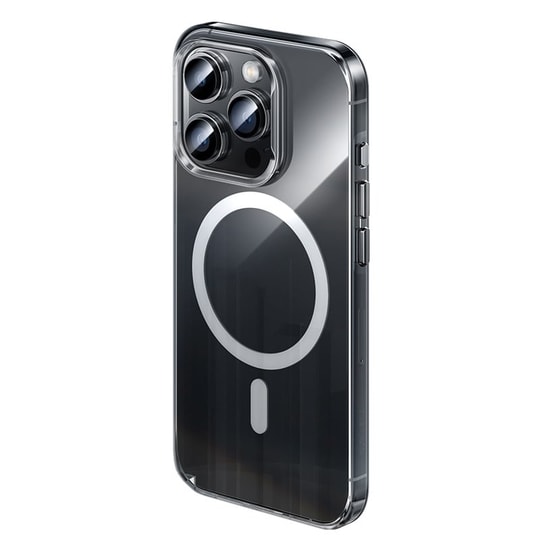 Apple iPhone 15 Pro Kılıf M-safe Şarj Özellikli Benks ​​​​​​Crystal Serisi Şeffaf Kapak