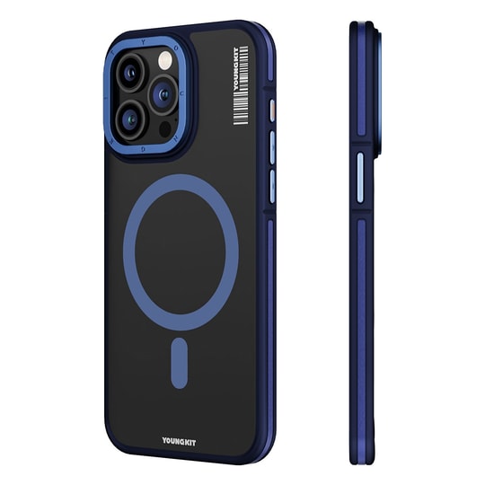 Apple iPhone 15 Pro Kılıf M-safe Şarj Özellikli Youngkit Rock Sand Serisi Kapak