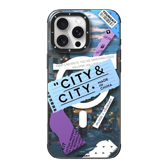 Apple iPhone 15 Pro Kılıf M-safe Şarj Özellikli Youngkit A-City Serisi Kapak