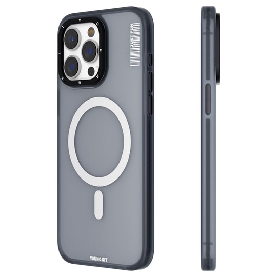 Apple iPhone 15 Pro Kılıf M-safe Şarj Özellikli Youngkit Colored Sand Serisi Kapak