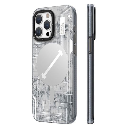 Apple iPhone 15 Pro Kılıf M-safe Şarj Özellikli YoungKit Technology Serisi Kapak