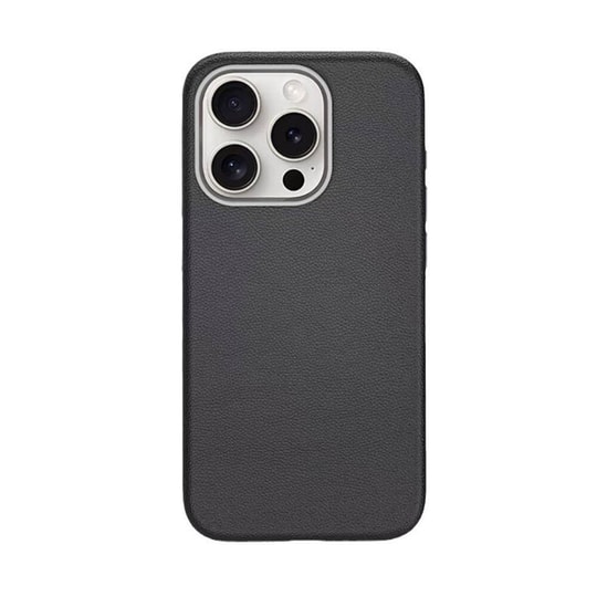 Apple iPhone 15 Pro Kılıf M-safe Şarj Özellikli PU Deri Zore Adora Kapak