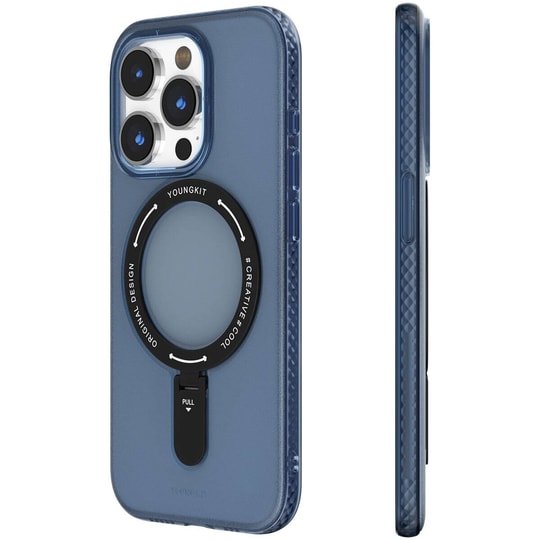 Apple iPhone 15 Pro Kılıf M-safe Şarj Özellikli Youngkit Rock Serisi Kapak