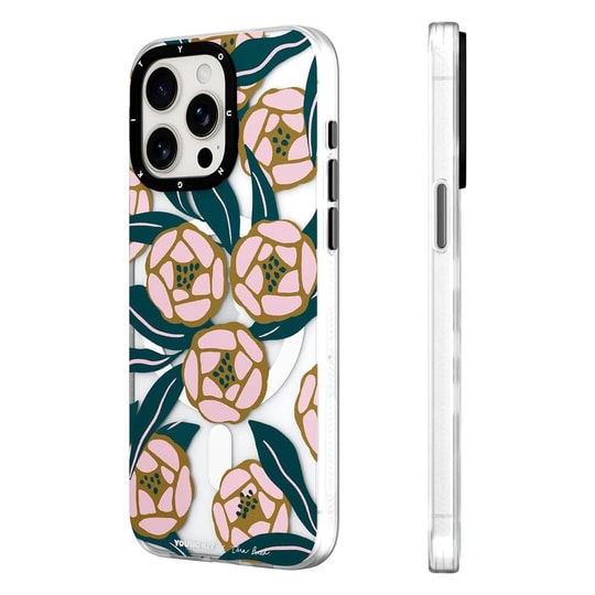 Apple iPhone 15 Pro Kılıf M-safe Şarj Özellikli 360° Standlı Basit Mat Deri Desenli Youngkit Tech Leather Serisi Kapak