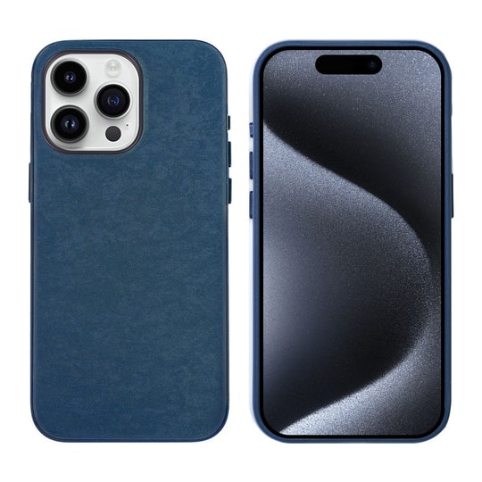 Apple iPhone 15 Pro Kılıf Zore PU Suni Deri Mimoza Kapak