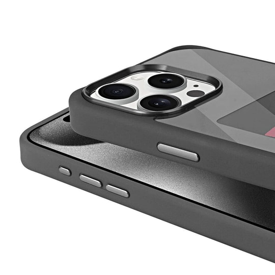 Apple iPhone 15 Pro Max Kılıf Ekranı Yansıtan Akıllı NFC Kapak