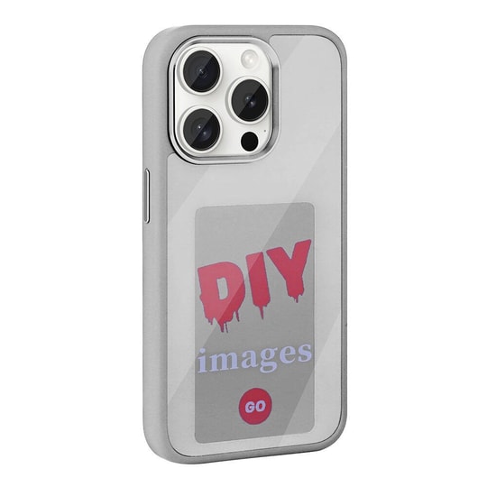 Apple iPhone 15 Pro Max Kılıf Ekranı Yansıtan Akıllı NFC Kapak