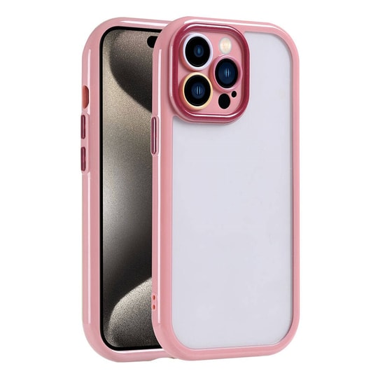 Apple iPhone 15 Pro Max Kılıf Kamera Korumalı Renkli Kenar ve Çerçeve Tasarımlı Zore Vitamin Kapak