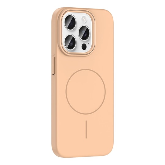 Apple iPhone 15 Pro Max Kılıf Magsafe Şarj Özellikli Zore Ruby Silikon Kapak