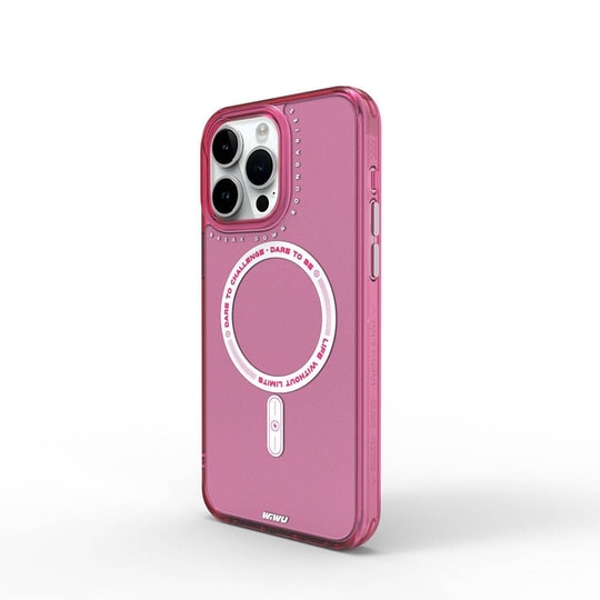 Apple iPhone 15 Pro Max Kılıf M-safe Şarj Özellikli Wiwu Basic Color J Serisi Kapak