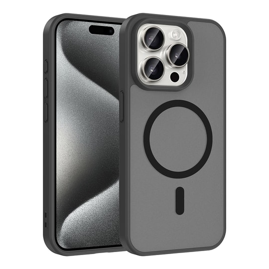 Apple iPhone 15 Pro Max Kılıf M-safe Şarj Özellikli Zore Babet Kapak