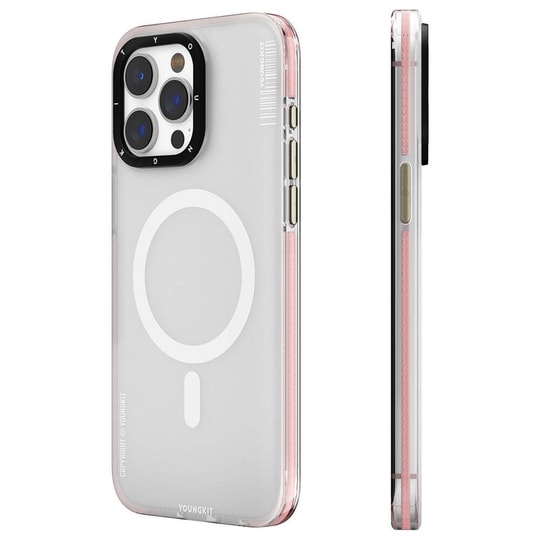 Apple iPhone 15 Pro Max Kılıf M-safe Şarj Özellikli Youngkit Jiansha Serisi Kapak