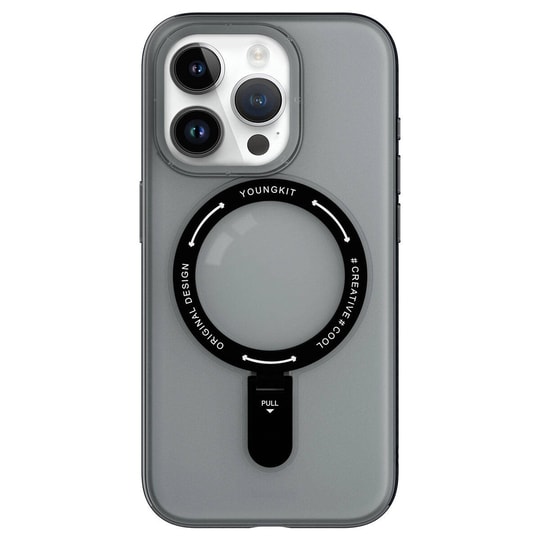 Apple iPhone 15 Pro Max Kılıf Magsafe Şarj Özellikli Aramid Fiber Pitaka Ultra-Slim Classic Serisi Forest Green Kapak