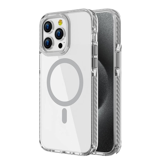 Apple iPhone 15 Pro Max Kılıf M-safe Şarj Özellikli Airbagli Takılabilir Askı Aparatlı Zore Nana Kapak