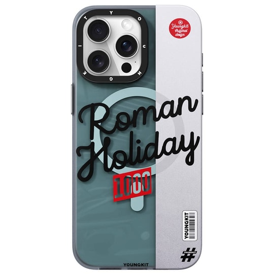 Apple iPhone 15 Pro Max Kılıf M-safe Şarj Özellikli Youngkit Motorcycle Legend Serisi Kapak