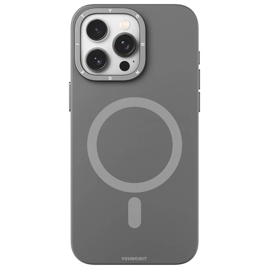 Apple iPhone 15 Pro Max Kılıf Magsafe Şarj Özellikli Çizilmeye Ve Aşınmaya Dayanıklı Youngkit Velvet Magnet Serisi Kapak