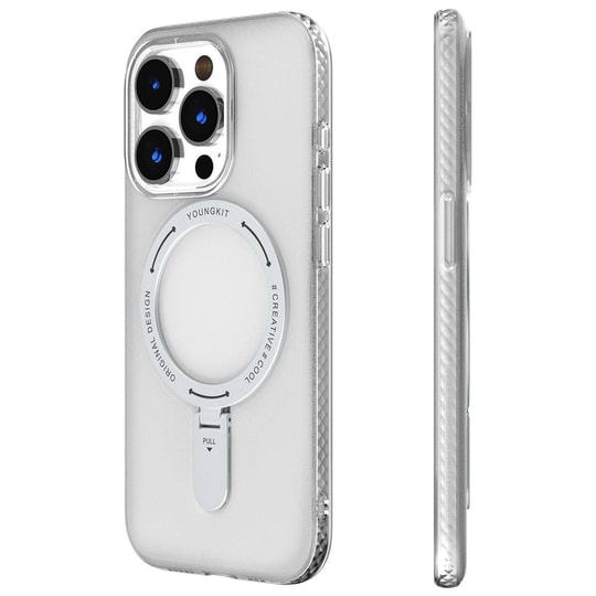 Apple iPhone 15 Pro Max Kılıf M-safe Şarj Özellikli Youngkit Rock Serisi Kapak