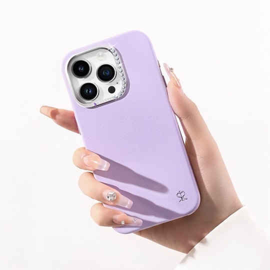 Apple iPhone 15 Pro Max Kılıf Suni Deri Tasarımlı Pynana Starry Serisi Kapak