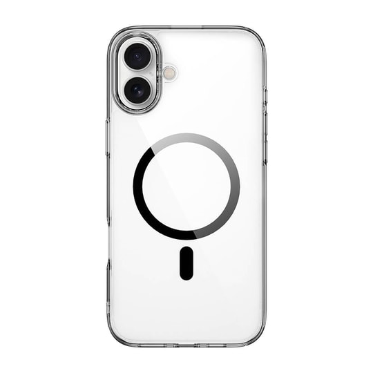 Apple iPhone 16 Kılıf Wiwu MCC-101 iShield Pro Serisi M-safe Şarj Özellikli Crystal Sert PC Kapak