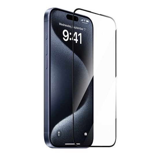Apple iPhone 16 Plus Wiwu GT-008 Polimer Oleofobik Kaplama Şeffaf Pürüzsüz Temperli Cam Ekran Koruyucu 10lu Paket