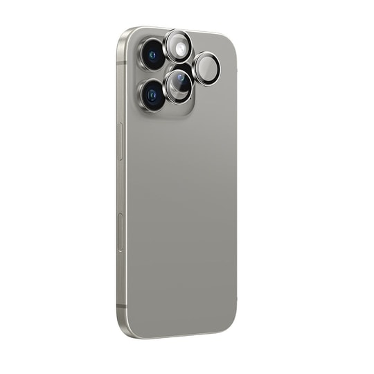 Apple iPhone 16 Pro Amazingthing Anti Reflective Kamera Lens Koruyucu + Kolay Uygulama Aparatlı