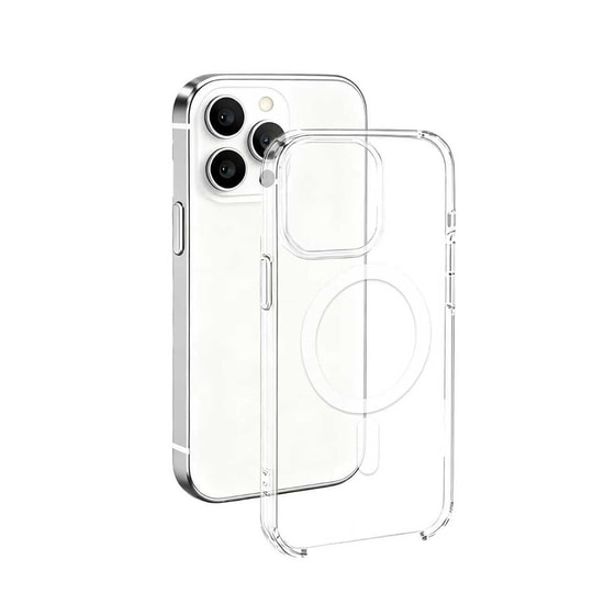 Apple iPhone 16 Pro Kılıf IC Çipli Zore Wireless Şarj Özellikli Şeffaf Orjin Kapak