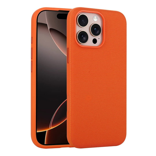 Apple iPhone 16 Pro Kılıf M-Safe Şarj Özellikli Kumaş Tasarımlı Zore Miami Sert PC Kapak