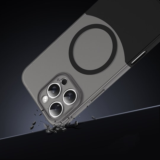 Apple iPhone 16 Pro Kılıf M-Safe Şarj Özellikli Mıknatıslı Zore Duble Kapak
