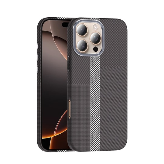 Apple iPhone 16 Pro Kılıf M-Safe Şarj Özellikli Şeffaf Zore Folk Sert Kapak